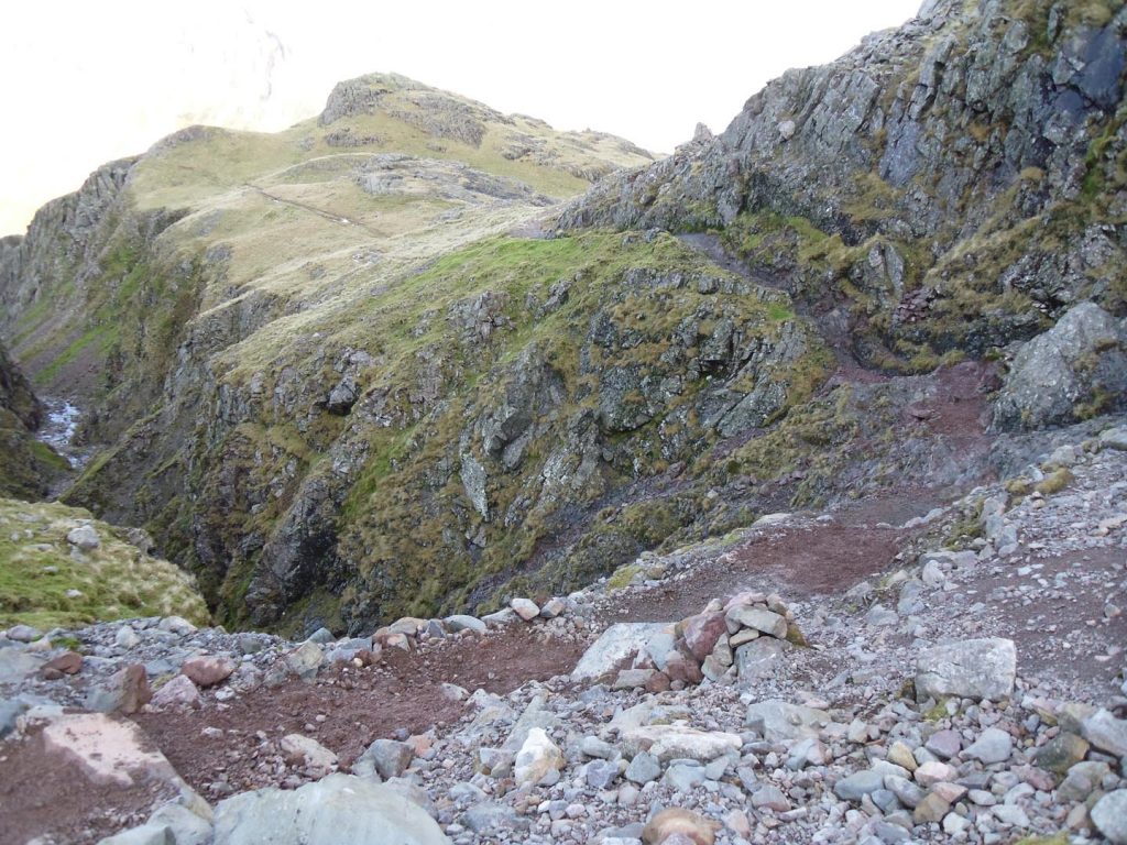 Path at the head of Piers Gill